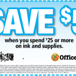 Office Max: $5 off $25 Purchase Printable Coupon and Deals (3 Days Only)
