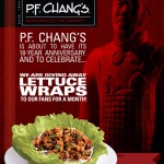 PF Chang’s Free Lettuce Wraps