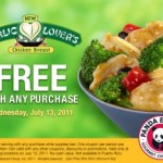 Panda Express: Free Garlic Lover’s Chicken Entree