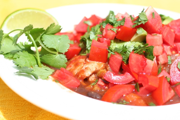 Spicy Chicken and Black Bean Bowl