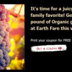 FREE Grapes at Earthfare