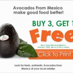 B3G1 Avocado Coupon