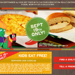 Chili’s: Kids Eat FREE Today