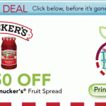 Dash for Deals: $1.50 Off Smuckers Fruit Spread