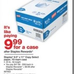 2 FREE Cases of Paper at Staples