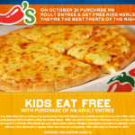 Kids Eat Free at Chili’s