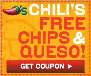 Free Chips & Queso at Chili's