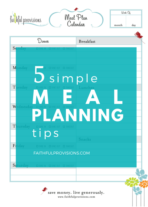 Easy Meal Planning Tips2