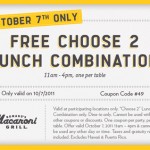 Reminder: FREE Lunch at Macaroni Grill Tomorrow