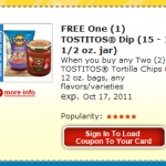 FREE Pepsi and Tostitos Dip at Kroger