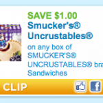 $1/1 Smuckers Uncrustables Coupon