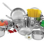 Wolfgang Puck 14-Piece Stainless Steel Cookware As Low As $147.99