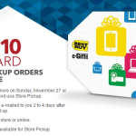 Cyber Monday: Best Buy Free $10 eGift Card with Purchase