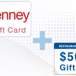 $25 for JCPenney Gift Card AND $50 Restaurants.com Gift Card