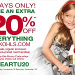 Kohl’s: Extra 20% Off Clearance TODAY