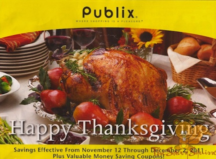 Publix Yellow Advantage Buy Flyer Happy Thanksgiving 11 12 12 2 Faithful Provisions