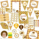 FREE Thanksgiving Party Printables