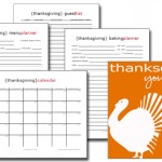 FREE Thanksgiving Planning Printables