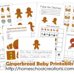 FREE Gingerbread Baby Printables Pack