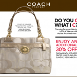 30 % Off Coach Outlet Coupon