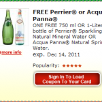 FREE Perrier Sparkling Water