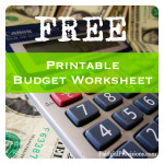 How to Budget | Free Printable Budget Worksheet
