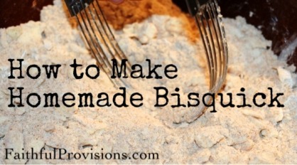 How to Make Homemade Bisquick