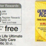 $3/1 Ultimate Flora Probiotic Coupon | FREE + Moneymaker at Walgreens (Starting Sunday)