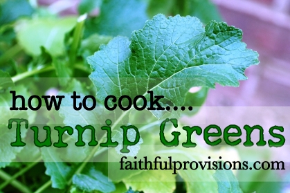 How to Cook Turnip Greens