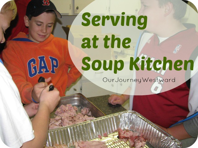 Serving at the Soup Kitchen