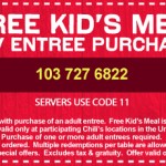 Chili’s Kids Eat FREE