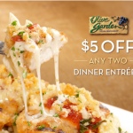 Olive Garden Coupon: Get $5 off any 2 Dinner Entrees