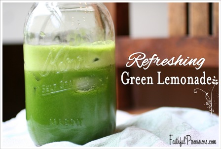 Green Lemonade Fresh Juice Recipe