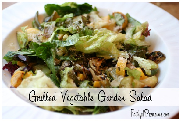 Grilled Vegetable Garden Salad