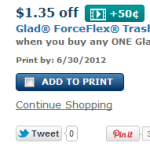 $1.85/1 Glad Trash Bags Printable Coupon + Target Deal