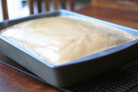 Recipe for Caramel Sheet Cake