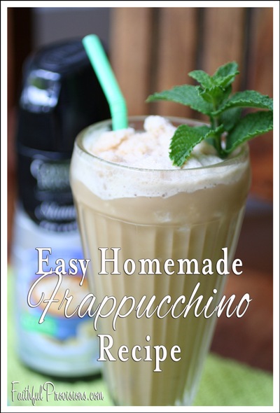 Easy Homemade Frappucchino Recipe