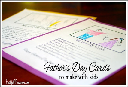 Father's Day Cards to Make with Kids