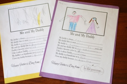 Kids' Homemade Father's Day Cards