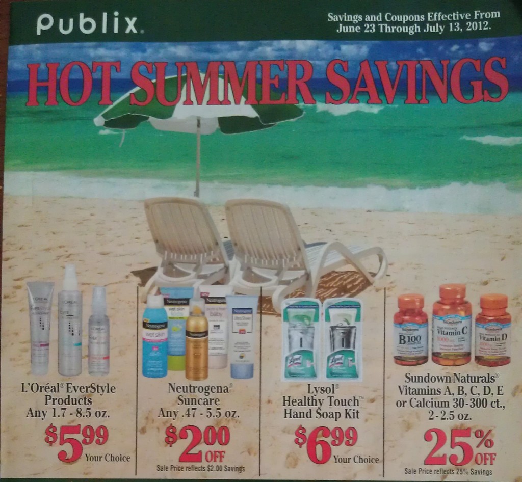 Publix Hot Summer Savings Flyer
