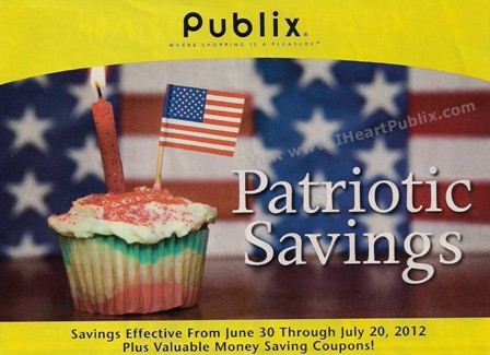 Publix Yellow Advantage "Patriotic Savings" Flyer