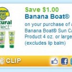 Banana Boat Coupon: Save $1