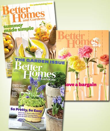 Better Homes and Gardens Magazine Subscription $7 for 2 years