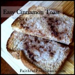 Easy Cinnamon Toast