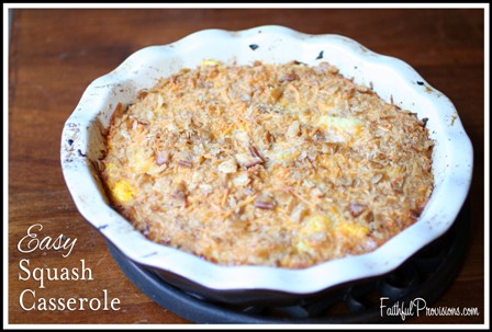 Easy Squash Casserole