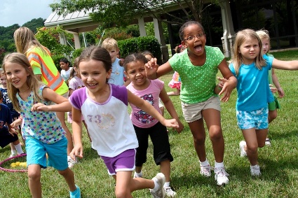 Campers Ready for a Fun Day