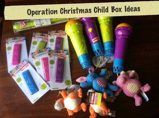Target Toy Clearance for Operation Christmas Child Boxes