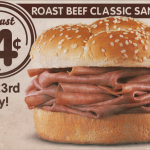 Arby’s Roast Beef Sandwich Only $.64 (July 23rd)