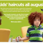 Free Kid’s Haircuts in August!