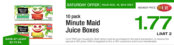 Minute Maid Juice Box at Harris Teeter